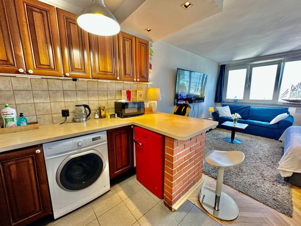 Super Apartament White Warszawa 2X Metro Scisle Centrum Wifi 300 Mbs New Buitenkant foto