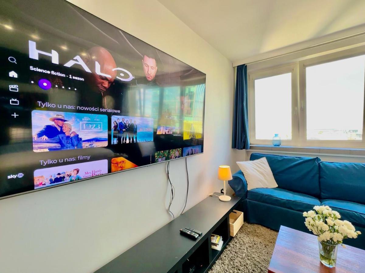 Super Apartament White Warszawa 2X Metro Scisle Centrum Wifi 300 Mbs New Buitenkant foto