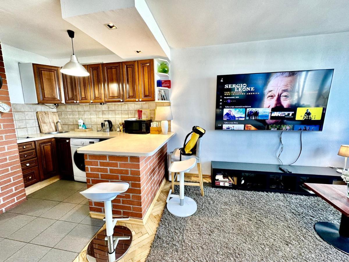 Super Apartament White Warszawa 2X Metro Scisle Centrum Wifi 300 Mbs New Buitenkant foto